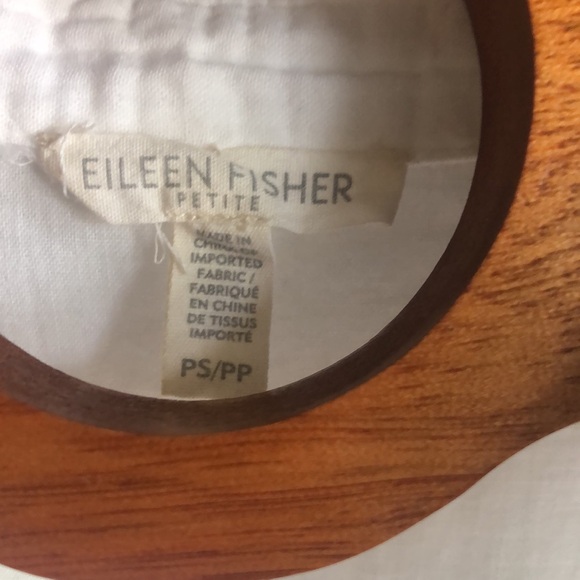 Eileen Fisher Cotton Gauze Button Down - Picture 4 of 11